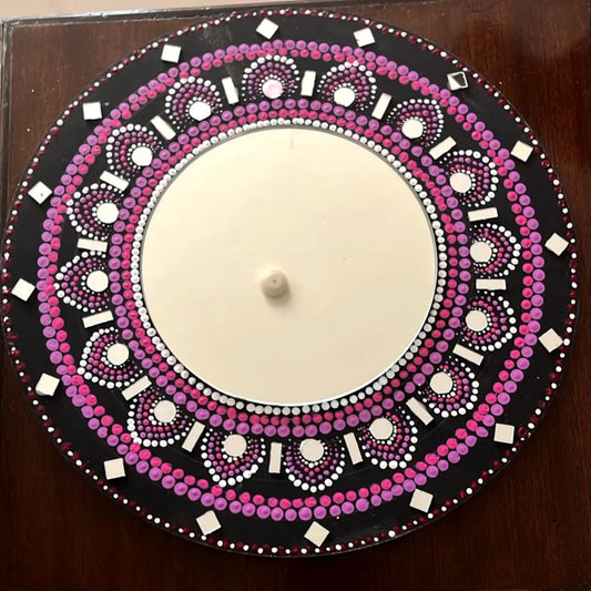 Mandala Dotwork Disc - Maasai Vault of Centered Bloom – Enkátá Enkare (Pulse & Petal).