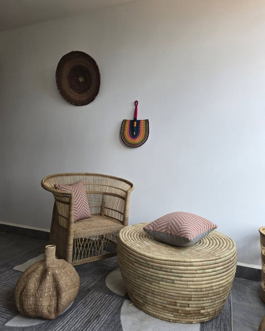 Woven Seat & Ceremonial Wall - Circle of Rest & Ritual – Enkito e Enkai (Step of Grace).