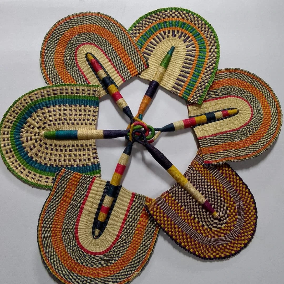 Woven Pendant Starburst in Ceremonial Color - Circle of Adornment & Rhythm – Enkito e Emayian (Step of Celebration).
