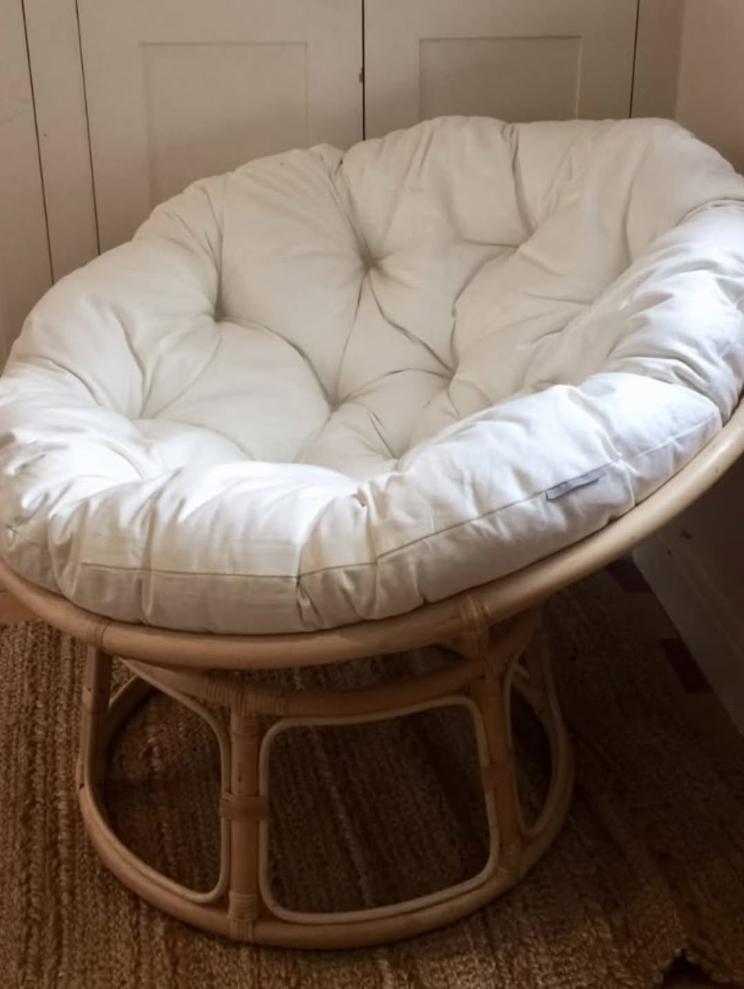 Papasan Chair & Woven Grounding - Circle of Rest & Ritual – Enkito e Nabo (Step of New Life).