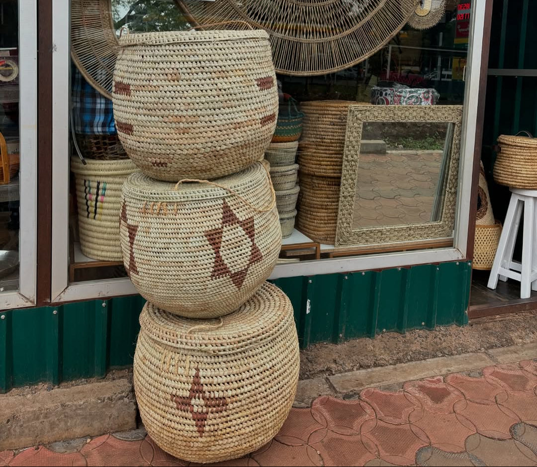 Stacked Woven Baskets - Circle of Pattern & Presence – Enkito e Oltau (Step of Gathering).