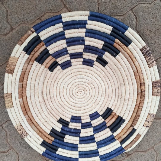 Spiral Basket in Earth & Night Tones - Circle of Motion & Memory – Enkito e Enkai (Step of Illumination).