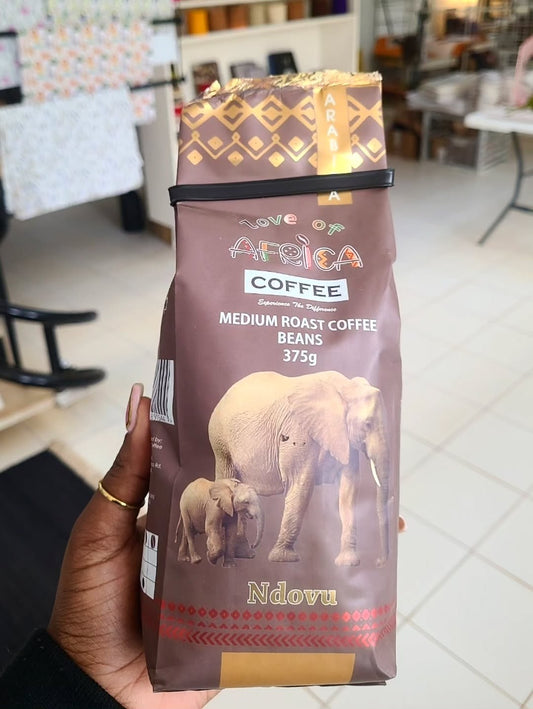 Maasai Coffee Vault of Brewed Kinship – Enkátá Ndovu (Elephant & Pulse) – Medium Roast Ritual Beans
