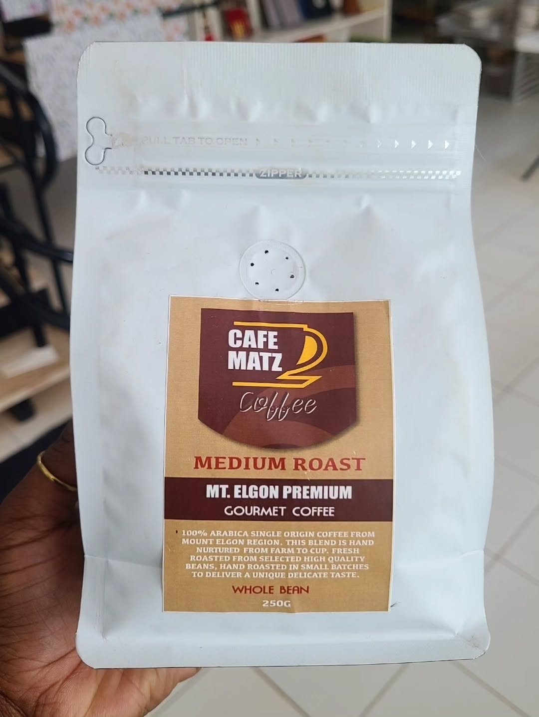 Maasai Coffee Vault of Brewed Altitude – Enkátá Elgon (Mountain & Pulse) – Single-Origin Ritual Roast
