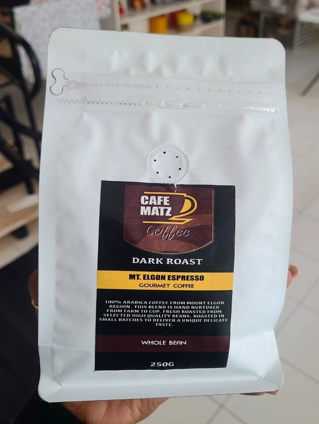 Maasai Coffee Vault of Brewed Depth – Enkátá Elgon Espresso (Mountain & Pulse) – Dark Roast Ritual Beans