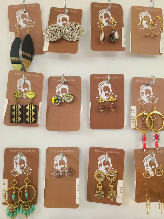 Maasai Artisan Earring Ritual Gallery - Maasai Vault of Adorned Pulse – Enkátá Emutai Shanga (Adornment & Bead)