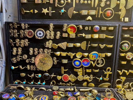 Geometric Mosaic Jewelry – ‘Nguvu ya Umbo’ (Power of Form) Collection.