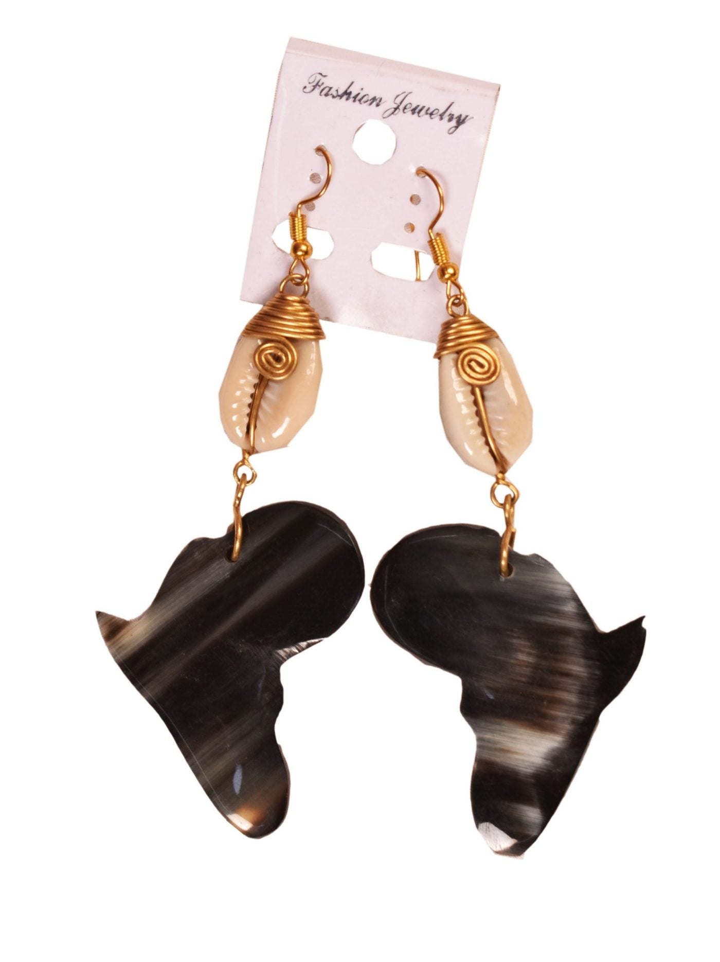 Africa Map Earrings – ‘Mwanga wa Mizizi’ (Light of the Roots) Series.