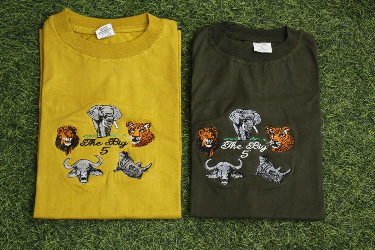 Wildlife Heritage Tee – ‘Nguvu ya Wanyama Watano’ (Power of the Big Five) Series.