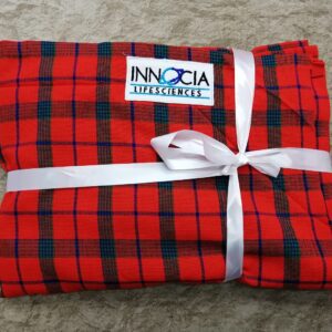 Branded Shuka Wrap – Enkito e Maa Olkaria (Cloth of the Hearth) – Custom Edition.